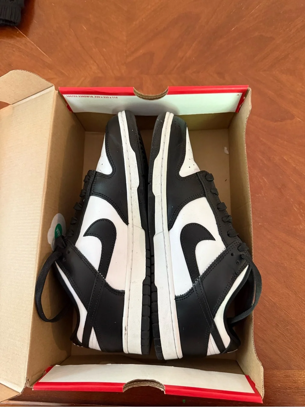 Nike Black and White Low-Top Sneakers